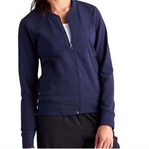 ATHLETA La Breezy Bomber jacket-Navy lightweight size S small